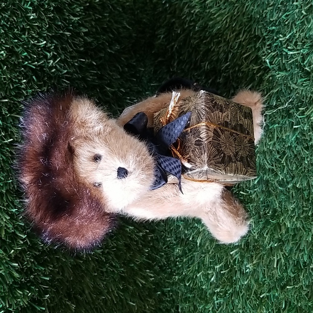 Boyds Bear Head Bean collection Ivana Spendalot withstand